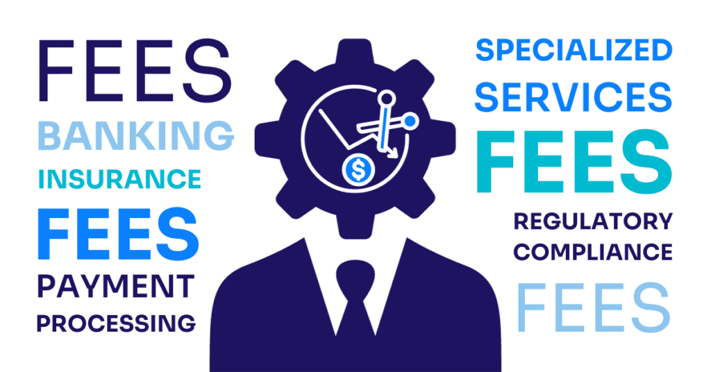 Breaking down fees in high-risk industries 13 A man with a gear in his head