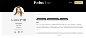 How capitalixe succeeds by serving clients in high-risk sectors 1 Forbes lissele pratt
