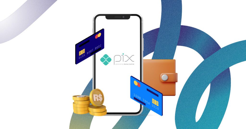 How pix payments empower high-risk merchants 1 A cellphone with credit cards and coins